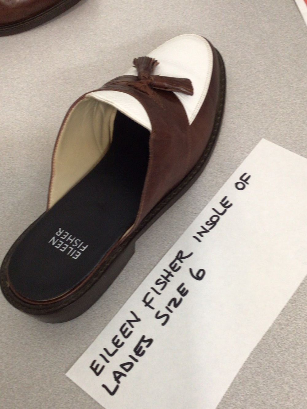 Cole Haan Brown and White Tassel Slip-On Loafers - Picture 10 of 10